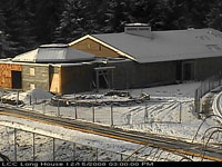 December 15 2008 photo of longhouse construction - shows snowfall