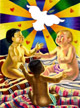 colorful peace poster