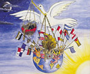 colorful peace poster