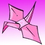 small crane peace symbol