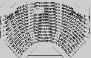 Performance hall seating