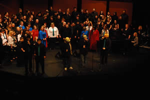 Combined Choirs peform at the Winter Term Concert