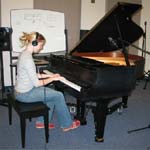 Recording piano tracks - link to photo