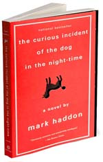 book cover: the curious incident of the dog in the night-time by mark haddon