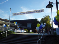 Fall kick off 05 - welcome banner and table