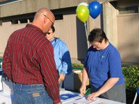 Fall kick off 05 - welcome table
