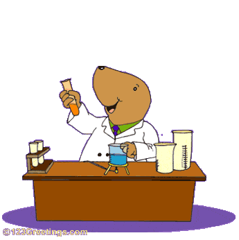 Mole Sitting at Desk