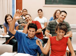 students in the classroom