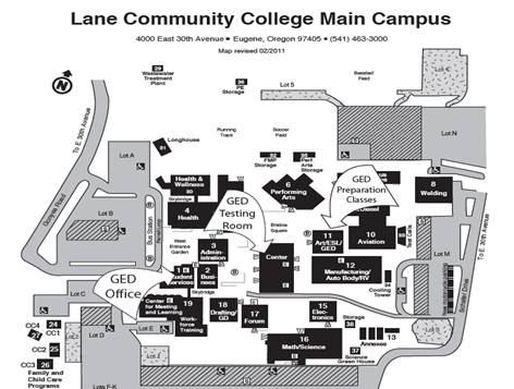 map of testing office locations
